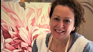 Blooms Painting Workshops Online with Jacqueline Coates