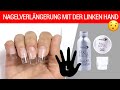 Nagelverlängerung mit der linken Hand 🤔 // FIX&GO System // Fullcover Tips, Press On Tips