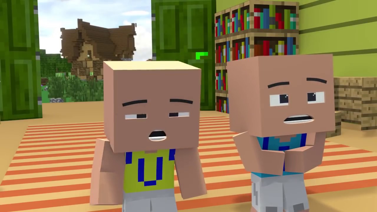 Upin & Ipin - Taman Riang Ria 2 ( Minecraft Animation 