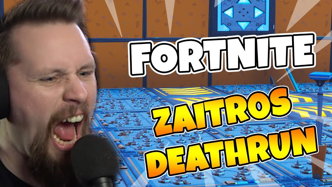 TESTAR Zaitr0s OMÖJLIGA DEATHRUN I FORTNITE *RAGEQUIT*