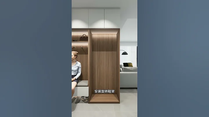 再見了難用的鞋櫃，現在這樣設計美觀又實用，全家人都喜歡#家裝裝修#裝修設計#鞋櫃 - 天天要聞