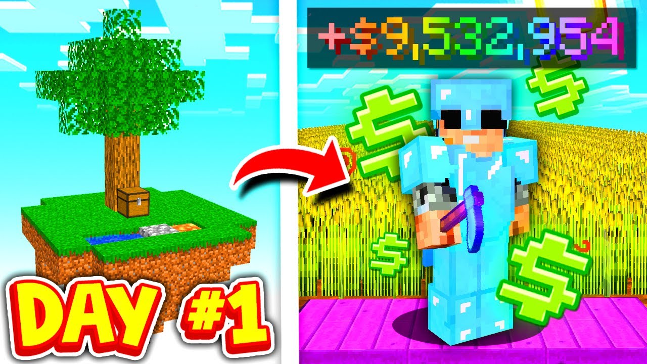 The BEST START EVER on *NEW* SKYBLOCK MAP | Minecraft SKYBLOCK SERVER ...