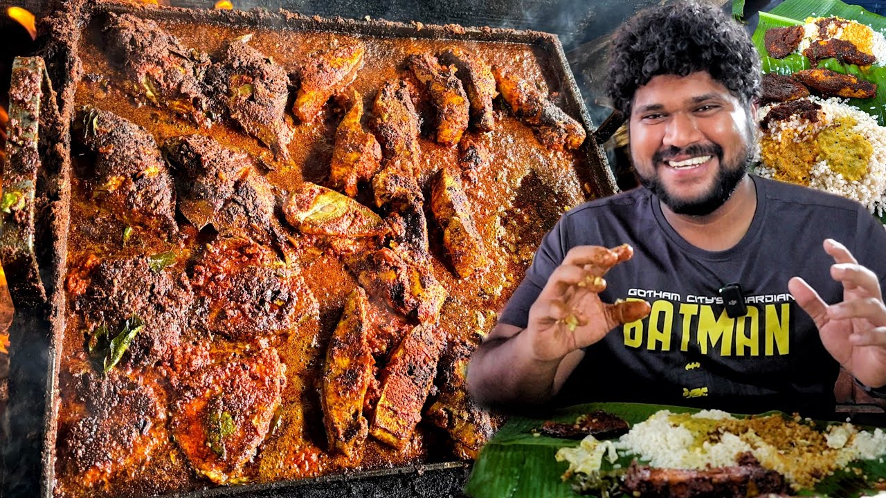 தேங்காய் எண்ணெய் மீன் வருவல் சாப்பாடு 🔥 | Kozhikode,Kerala | Foodie Prabu |