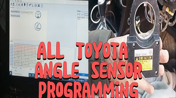 All toyota steering angle sensor program || easy steps || repair angle sensor || iprog plus