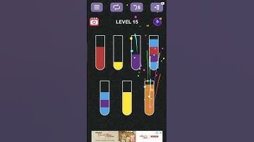 #level15 Water Sort Puzzle #games #viral #video 🔥