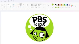 How To Draw The Pbs Kids Logo Using Ms Paint How To Draw On Your Computer