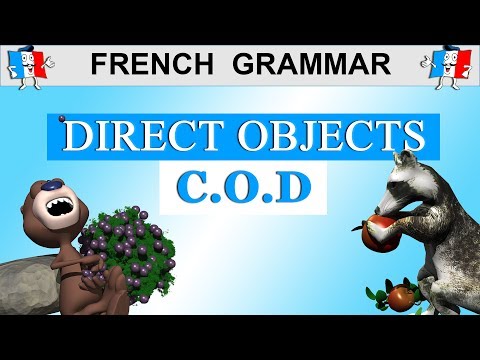 FRENCH GRAMMAR - DIRECT OBJECT PRONOUNS