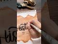 Unique Front Page Idea: History 📝 #shorts #frontpage #nhuandaocalligraphy #satisfying