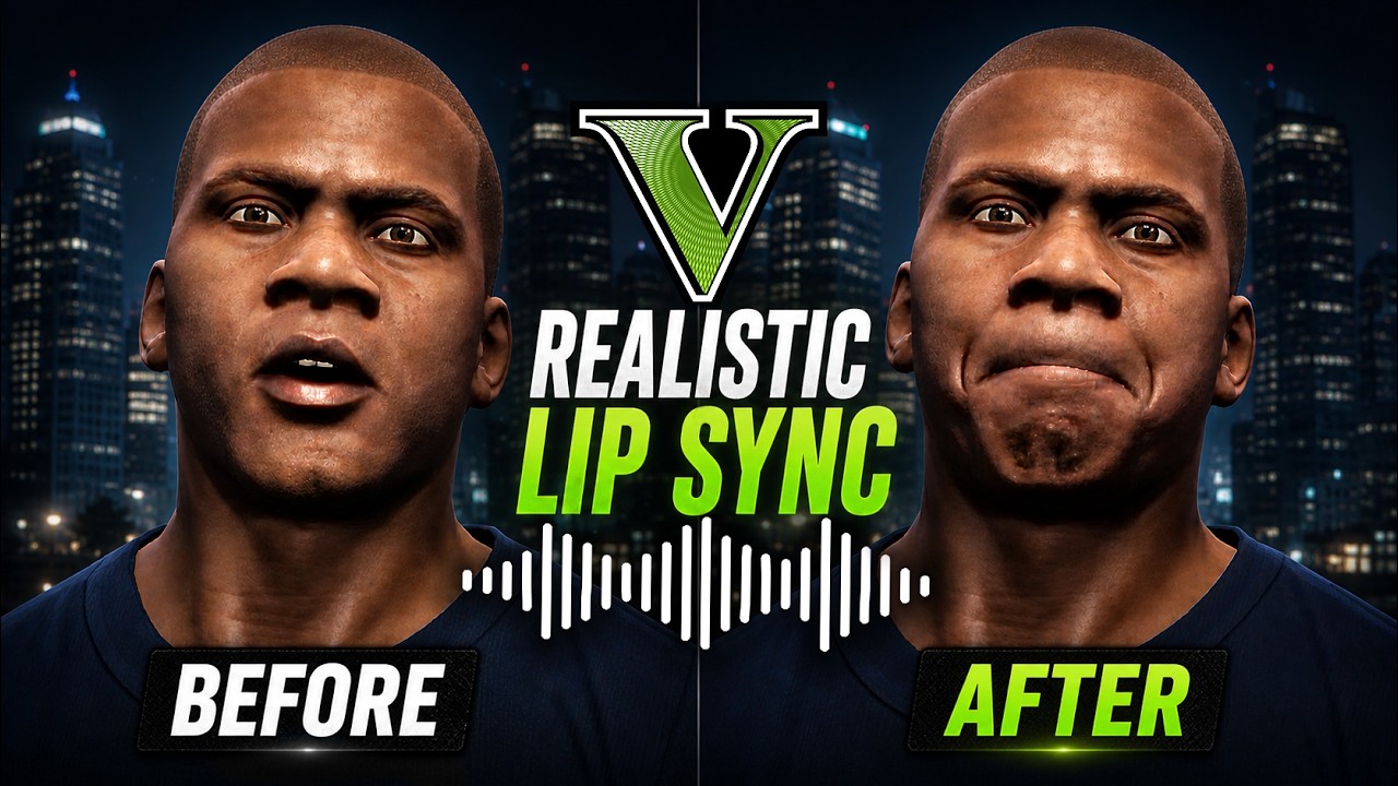 Add realistic Lip Sync to your GTA 5 videos !
