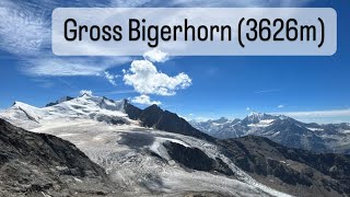 La plus haute randonnée en Suisse, Gross Bigerhorn (3626m), aller-retour depuis Gasenried,19-08-2023