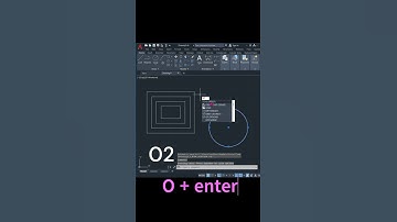 Offset command in AutoCAD👇 | How to use offset🤔 | offset command kaise use kre #autocad #cad