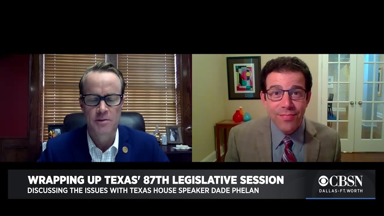 Discussing The Issues With Texas Speaker Of The House Dade Phelan