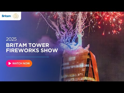 The City as You Have Never Seen it Before | Breathtaking 143 Seconds of The Britam Tower Fireworks