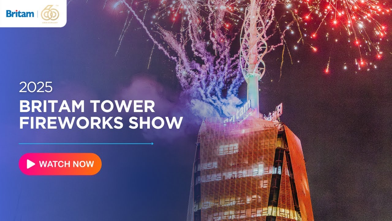 The City as You Have Never Seen it Before | Breathtaking 143 Seconds of The Britam Tower Fireworks