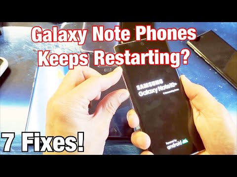 Galaxy Note 8/9/10 : 계속 다시 시작하거나 무작위로 재부팅합니까? 7 수정!