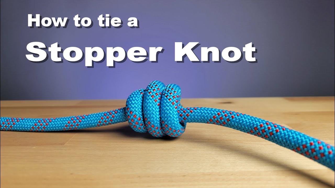 Knots - How to tie a Stopper Knot. 