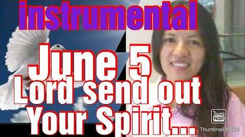 Thumbnail of June 8 2025 instrumental English Responsorial Psalm " Pentecost"