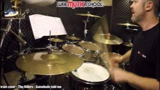 🥁The Killers Somebody Told Me DRUM COVER | Drum Sheet Music The Killers Somebody Told Me