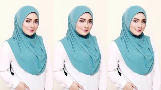 DIY! Amira instant hijab cutting and stitching tutorial | hijab making at home