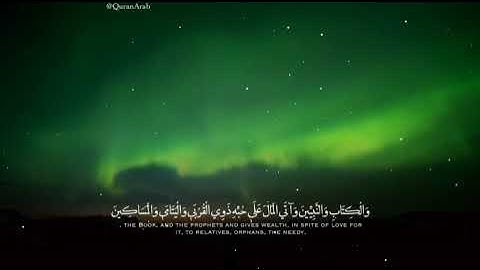 القارئ محمد النقيب ليس البر أن تولّو وجوهكم