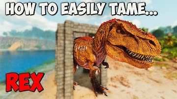ARK: How To EASILY Tame A Rex in ARK Survival Ascended
