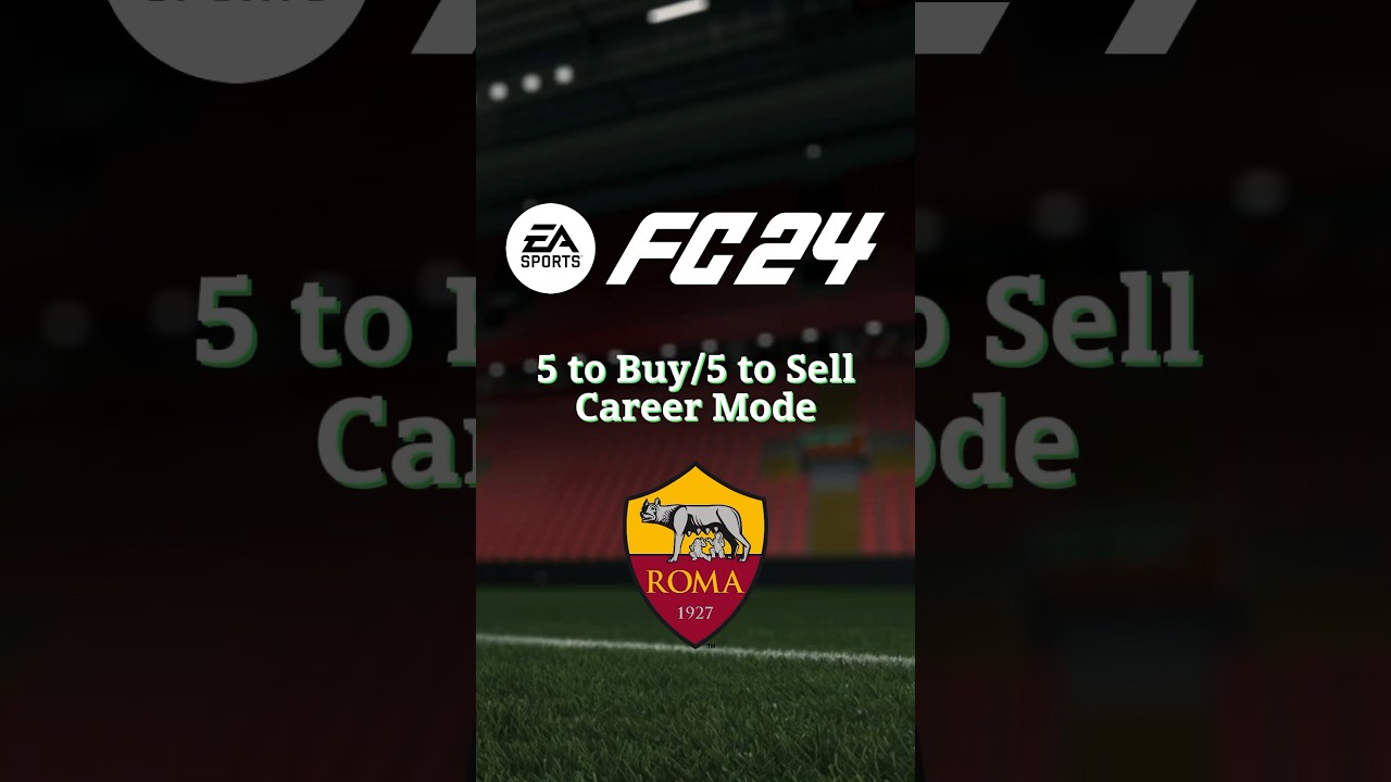 5 Players to Buy & 5 Players to Sell - Realistic Roma Career Mode FC24 