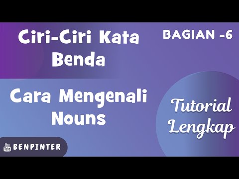 Video: Cara Menentukan Bentuk Kata Benda