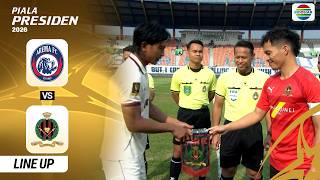 Arema FC vs DPMM FC - Line Up & Kick Off | Piala Presiden 2026