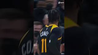 Mike Conley Step-Back over Aaron Nesmith