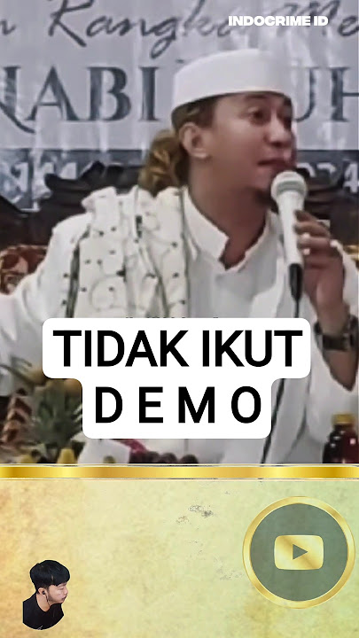 ALASAN HB. BAHAR TIDAK IKUT DEMO #habib #muhibbin #nasab #baalawi