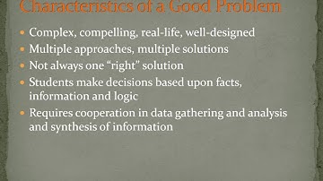 Problem Based Learning video