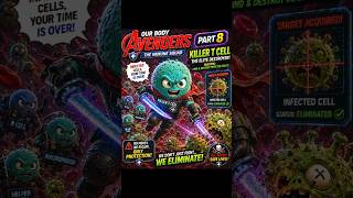 OUR BODY AVENGERS PART 8 | Killer T-Cell | The Elite Destroyer | Biology Story #shorts