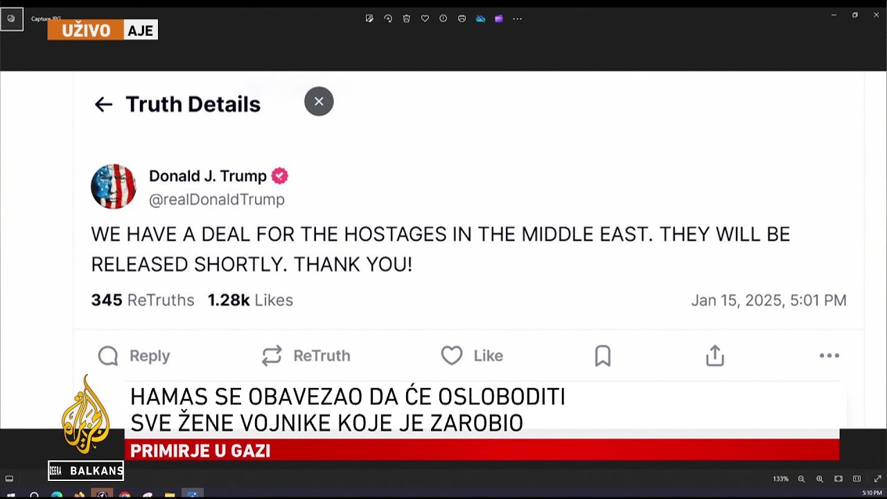 دونالد ترامب يؤكد التوصل إلى اتفاق لوقف إطلاق النار في غزة