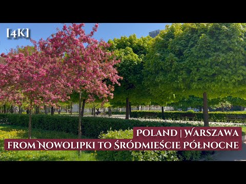 Walk in the Warsaw (Poland). From Nowolipka to Śródmieście Północne