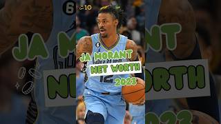 Ja Morant Net Worth 2023: From Rookie Sensation to Millionaire NBA Star! #Jamorant #shorts