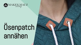 Ösenpatch annähen - DIY Tutorial