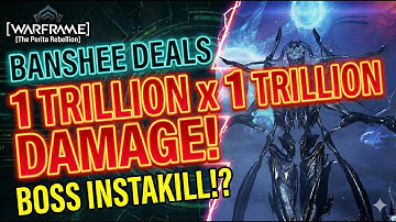 [Warframe] バンシーが1兆×1兆ダメージ！ボス即キル！？ [ペリタの反乱]