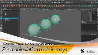 How Manipulation Tools Works in Maya? | Autodesk Maya Essentials Series | Lesson 2/13 Profile