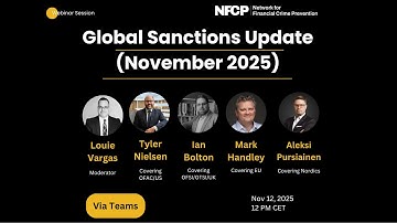NFCP November Sanctions Update