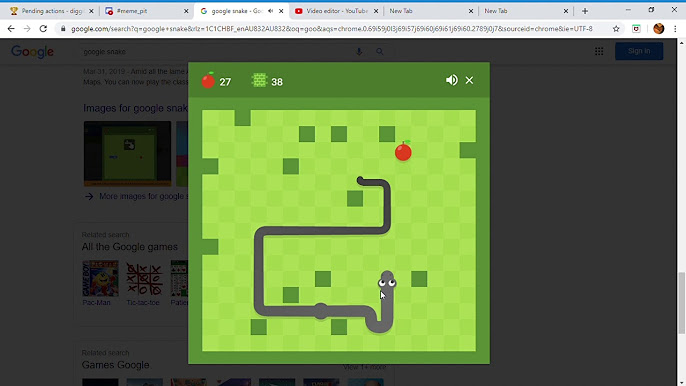 Snake Game For Chrome