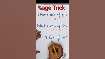 Percentage Tricks/formula/shortcut | MATHEMATIC TRICKS #education #math #youtube #short #viralvideo