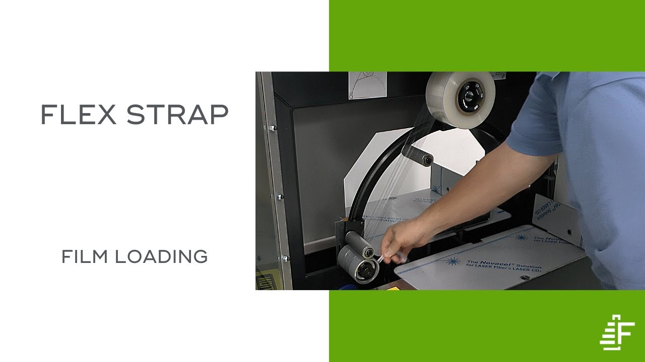 Film Loading Flex Strap XL110 Stretch Film Banding Machine YouTube