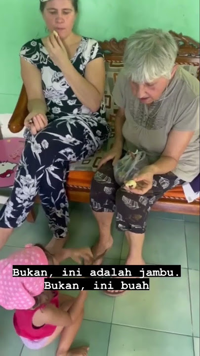 Granny in Indonesia for the first time!