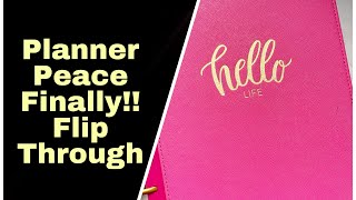Do I finally have Planner Peace!! Happy Planner flip through - Catch All Classic #plannerpeace
