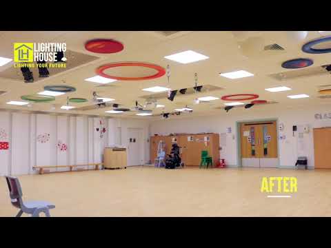 Newfield School LED Lighting Project Blackburn