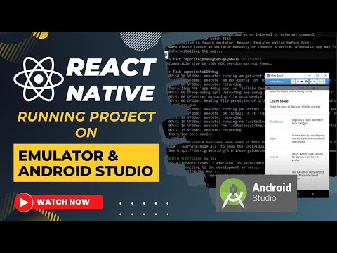 React Native - Running RN CLI Project (Phone + Emulator)