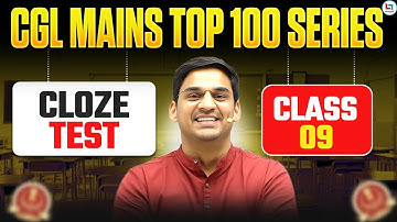 SSC CGL Mains 2025 | Cloze Test | SSC English | English by gopal Verma Sir #ssccgl