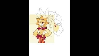 Sun drop as a dragon (fnaf)