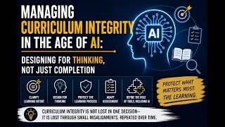 Managing Curriculum Integrity in the Age of AI: Designing for Thinking, Not Just Completion