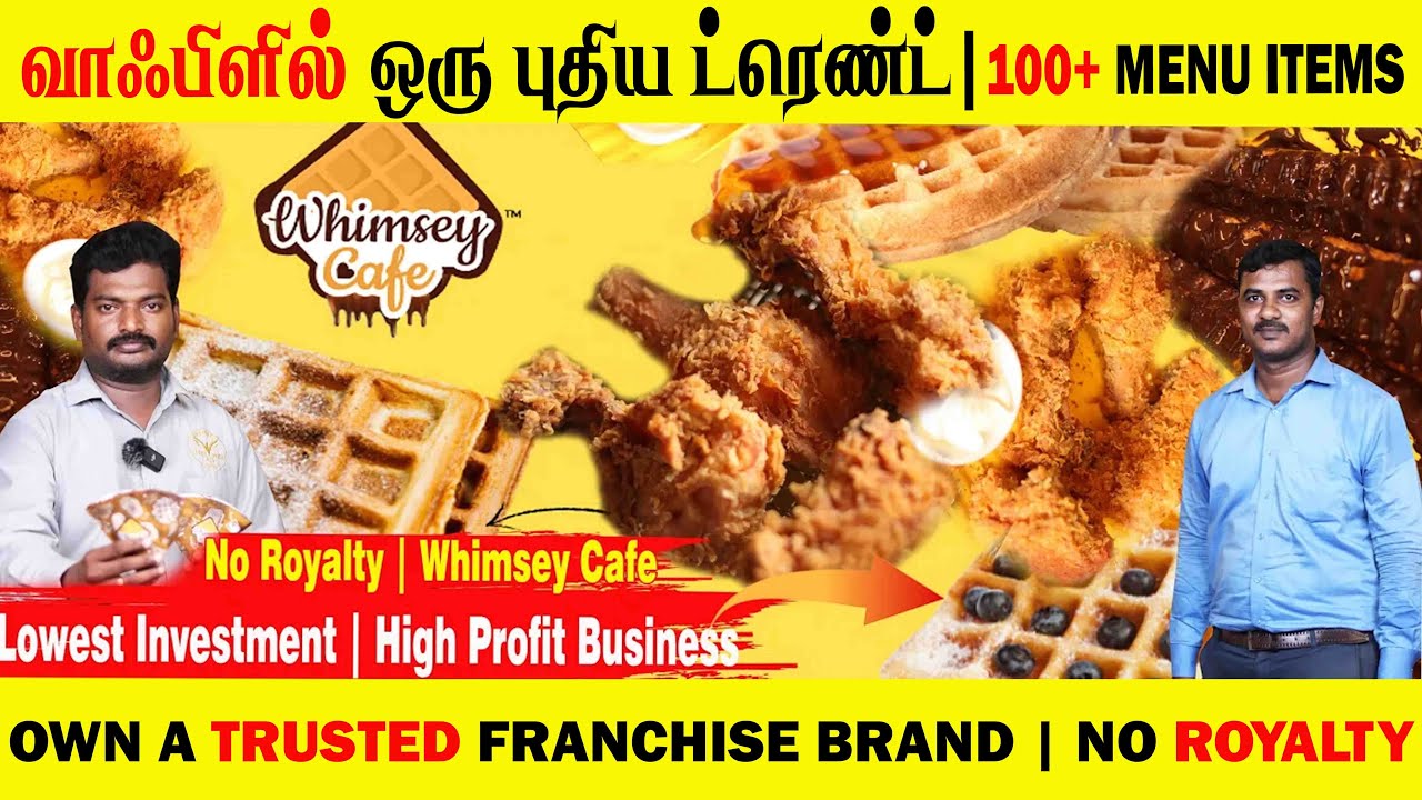 Lowest Investment Waffle Brand Daily Earn 25000 INR WHIMSEY CAFE
